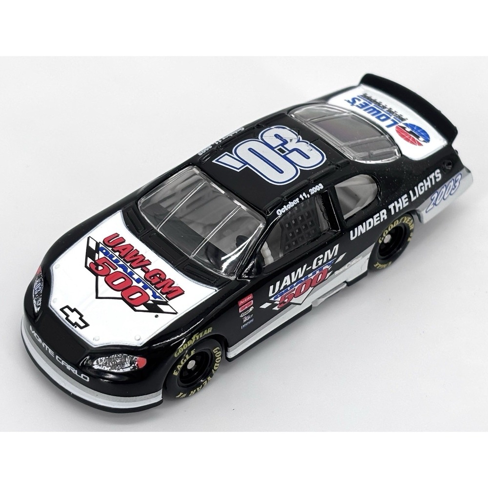 Team Caliber 2003 UAW-GM Quality 500 Lowe's Motor Speedway Diecast Car w/ Case